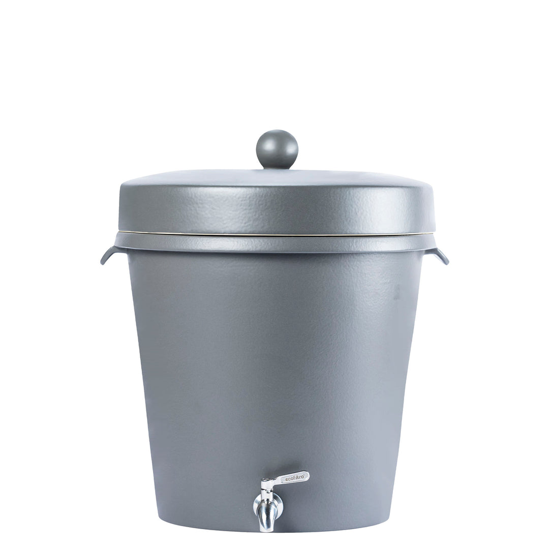 Ecofiltro Purificador, Dispensador y Filtro de Agua Cerámica Grande (20 L) Edición Decorados