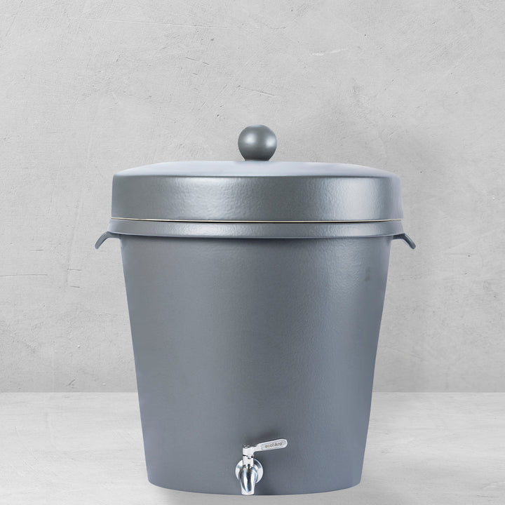 Ecofiltro Purificador, Dispensador y Filtro de Agua Cerámica Grande (20 L) Edición Decorados