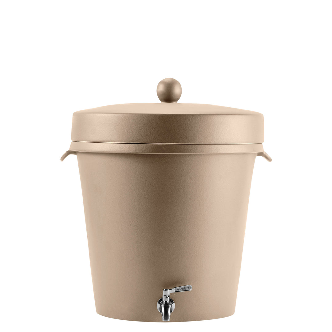 Ecofiltro Purificador, Dispensador y Filtro de Agua Cerámica Grande (20 L) Edición Decorados