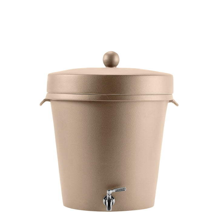 Ecofiltro Purificador, Dispensador y Filtro de Agua Cerámica Grande (20 L) Edición Decorados