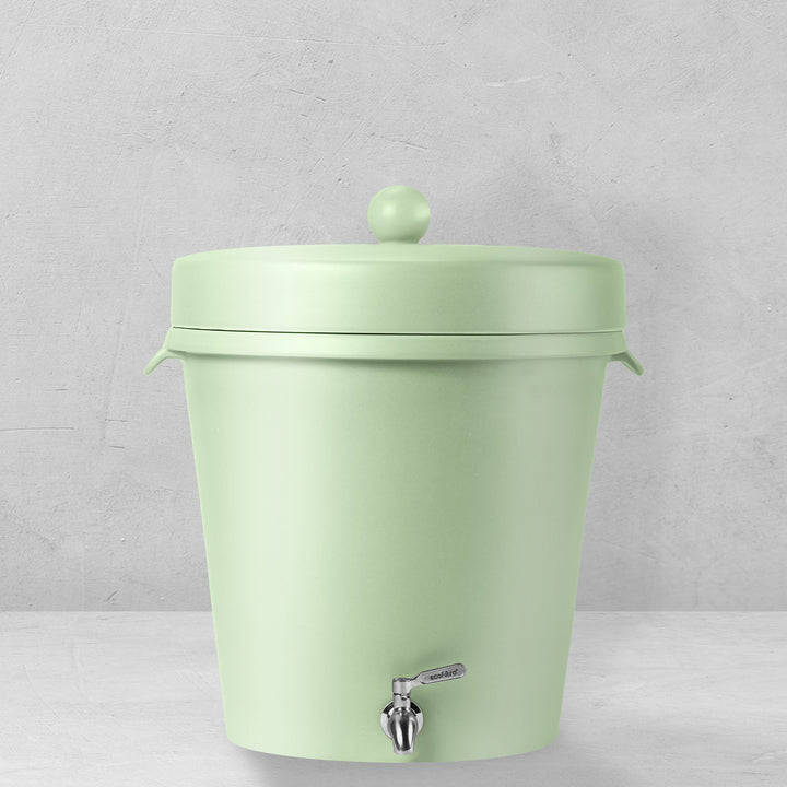 Ecofiltro Purificador, Dispensador y Filtro de Agua Cerámica Grande (20 L) Edición Decorados