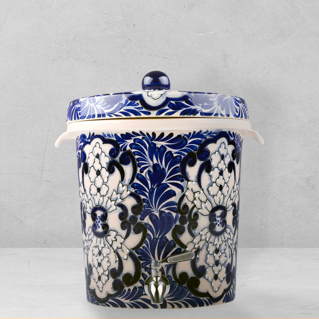 Ecofiltro Purificador, Dispensador y Filtro de Agua Cerámica Grande (20 L) Edición Decorados