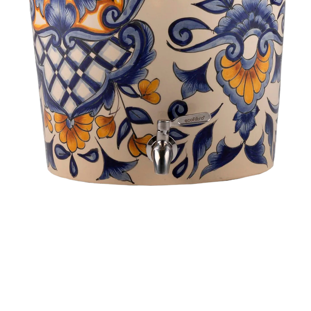 Ecofiltro Purificador, Dispensador y Filtro de Agua Cerámica Grande (20 L) Edición Decorados