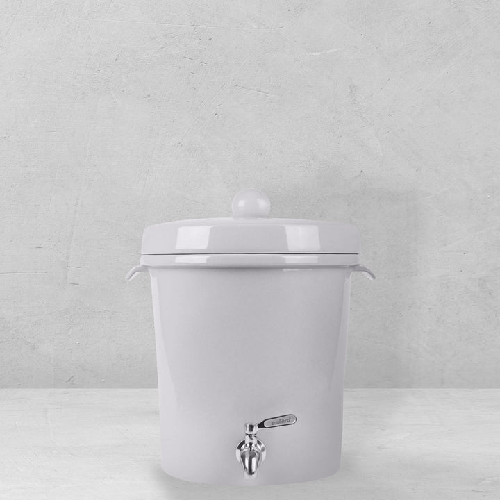 Ecofiltro Purificador, Dispensador y Filtro de Agua Cerámica Mediano (8 L)