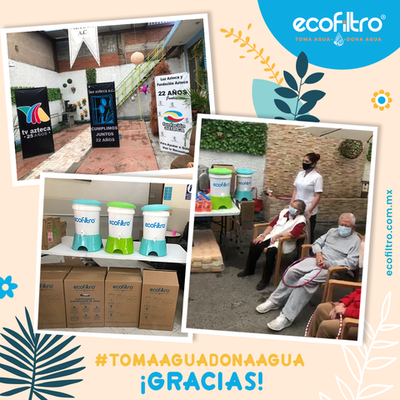 En Ecofiltro México seguimos apoyando a nuestros adultos mayores