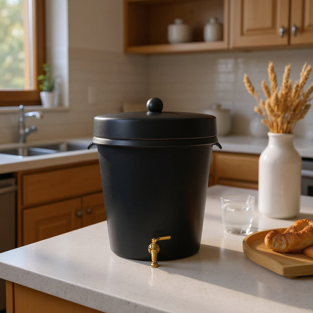 Ecofiltro Purificador Dispensador y Filtro de Agua Cerámica Mediano (8 L) Edición Especial