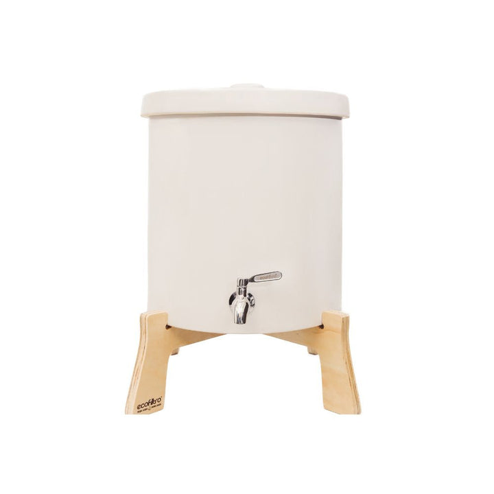 Ecofiltro Purificador, Dispensador y Filtro de Agua Cerámica 15 L Blanco Brillante - Outlet