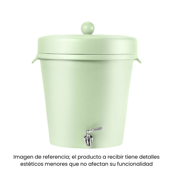 Ecofiltro Purificador, Dispensador y Filtro de Agua Cerámica Grande (20 L) Pistache - Outlet