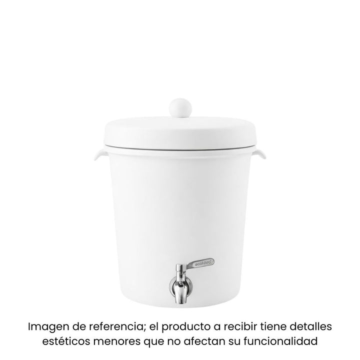 Ecofiltro Purificador y Dispensador de Agua Cerámica Mediano (8 L) - Outlet