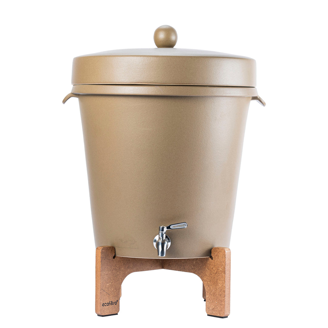 Ecofiltro Purificador, Dispensador y Filtro de Agua Cerámica Grande (20 L) Edición Decorados