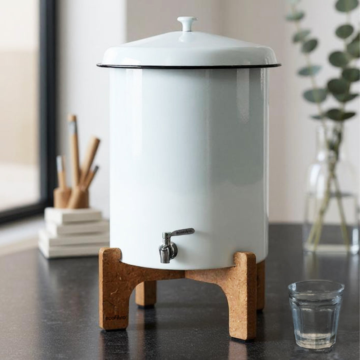 Ecofiltro Purificador, Dispensador y Filtro de Agua Peltre Grande (27 L)
