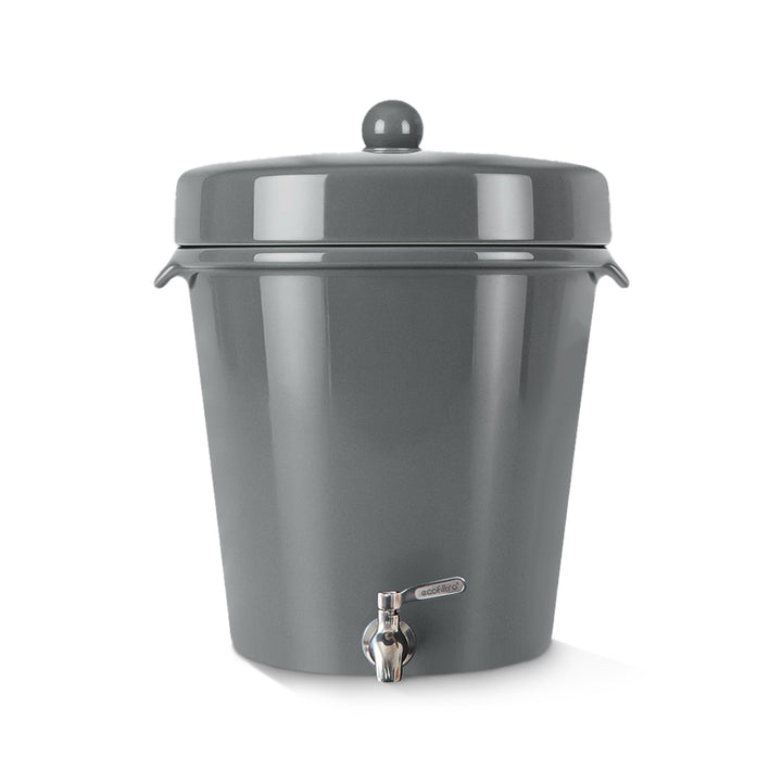 Ecofiltro Cerámica Grande (20 L) Gris Oxford Brillante