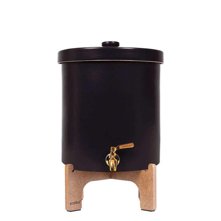 Ecofiltro Purificador, Dispensador y Filtro de Agua Cerámica 15 L Edición Especial Negro Mate