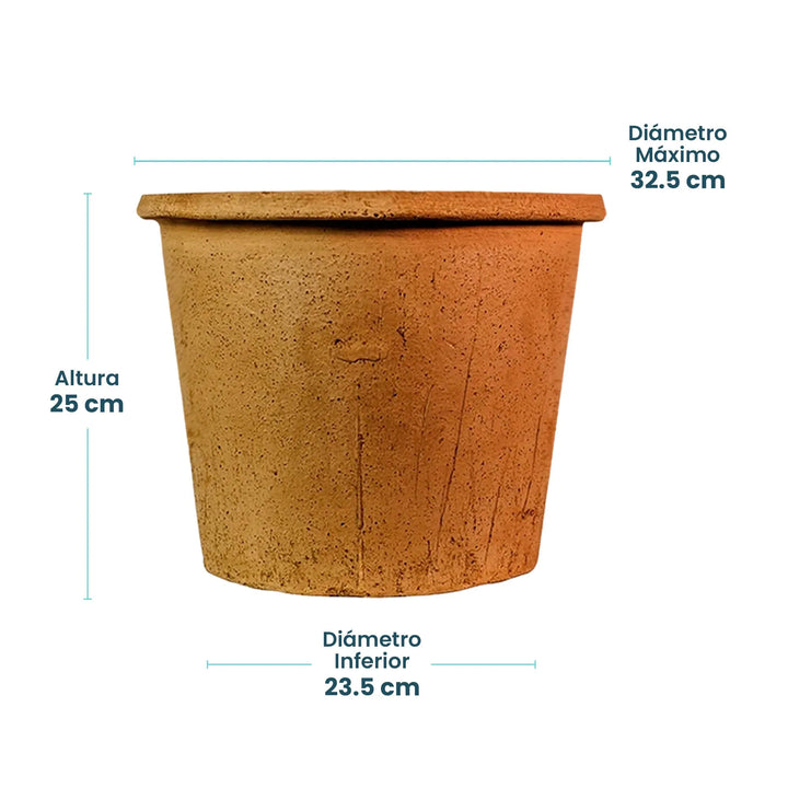 Ecofiltro Cerámica Grande (20 L) Gris Oxford Brillante-Ecofiltro México