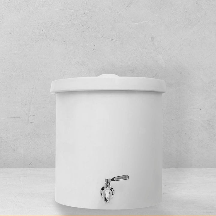 Ecofiltro Purificador, Dispensador y Filtro de Agua Cerámica 15 L Blanco Brillante