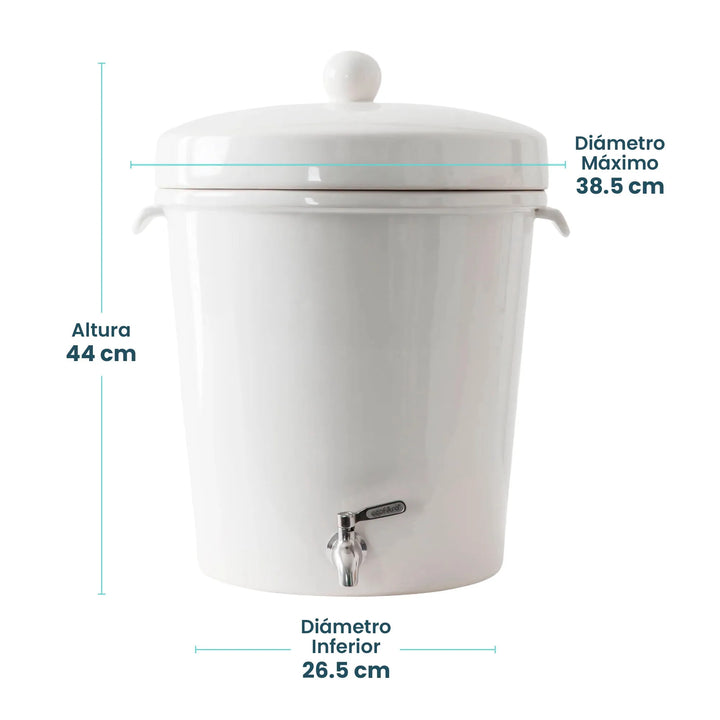 Ecofiltro Cerámica Grande (20 L) - Outlet-Ecofiltro México