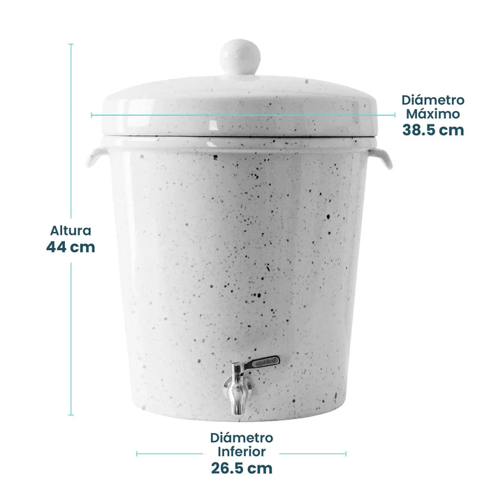 Ecofiltro Cerámica Grande (20 L) - Outlet-Ecofiltro México
