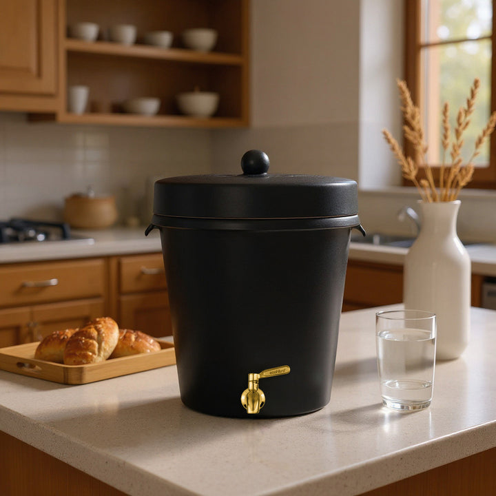 Ecofiltro Purificador Dispensador y Filtro de Agua Cerámica Mediano (8 L) Edición Especial