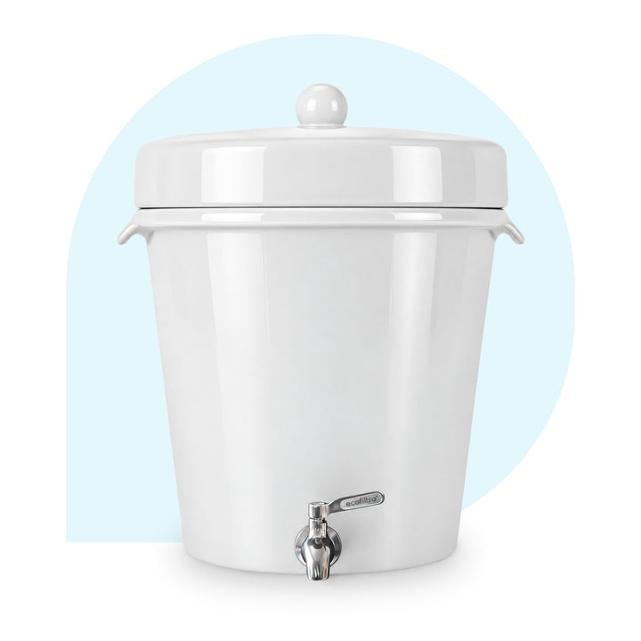 Ecofiltro Cerámica Grande (20 L) Blanco