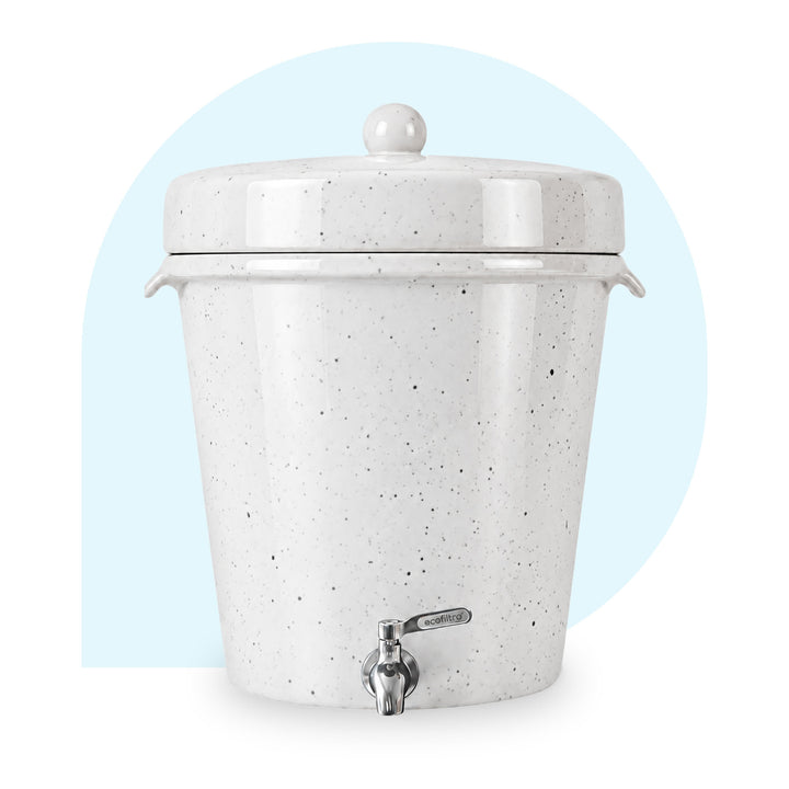 Ecofiltro Cerámica Grande (20 L) Blanco Puntos