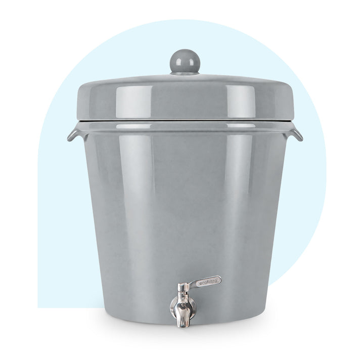 Ecofiltro Cerámica Grande (20 L) Gris