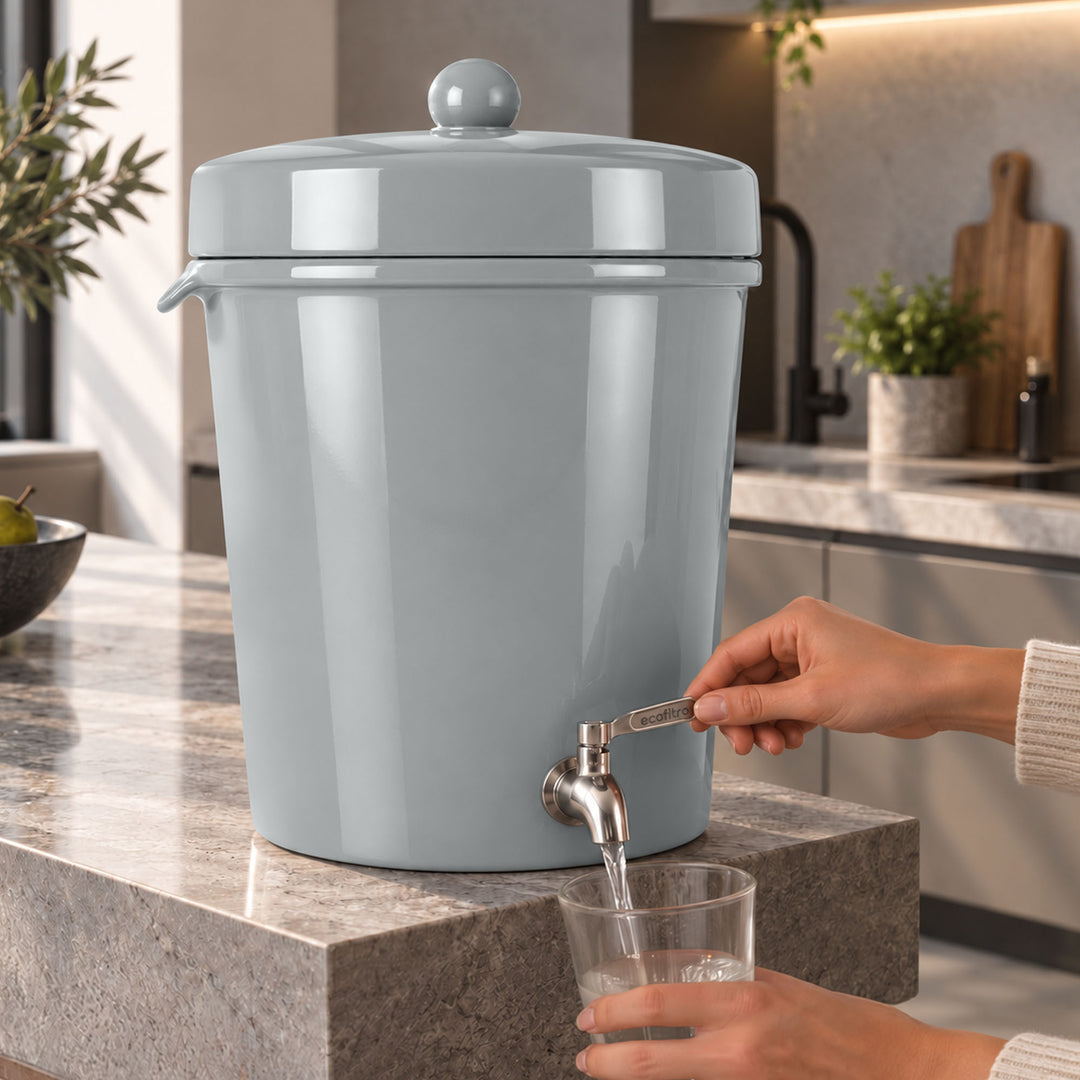 Ecofiltro Cerámica Grande (20 L) Gris