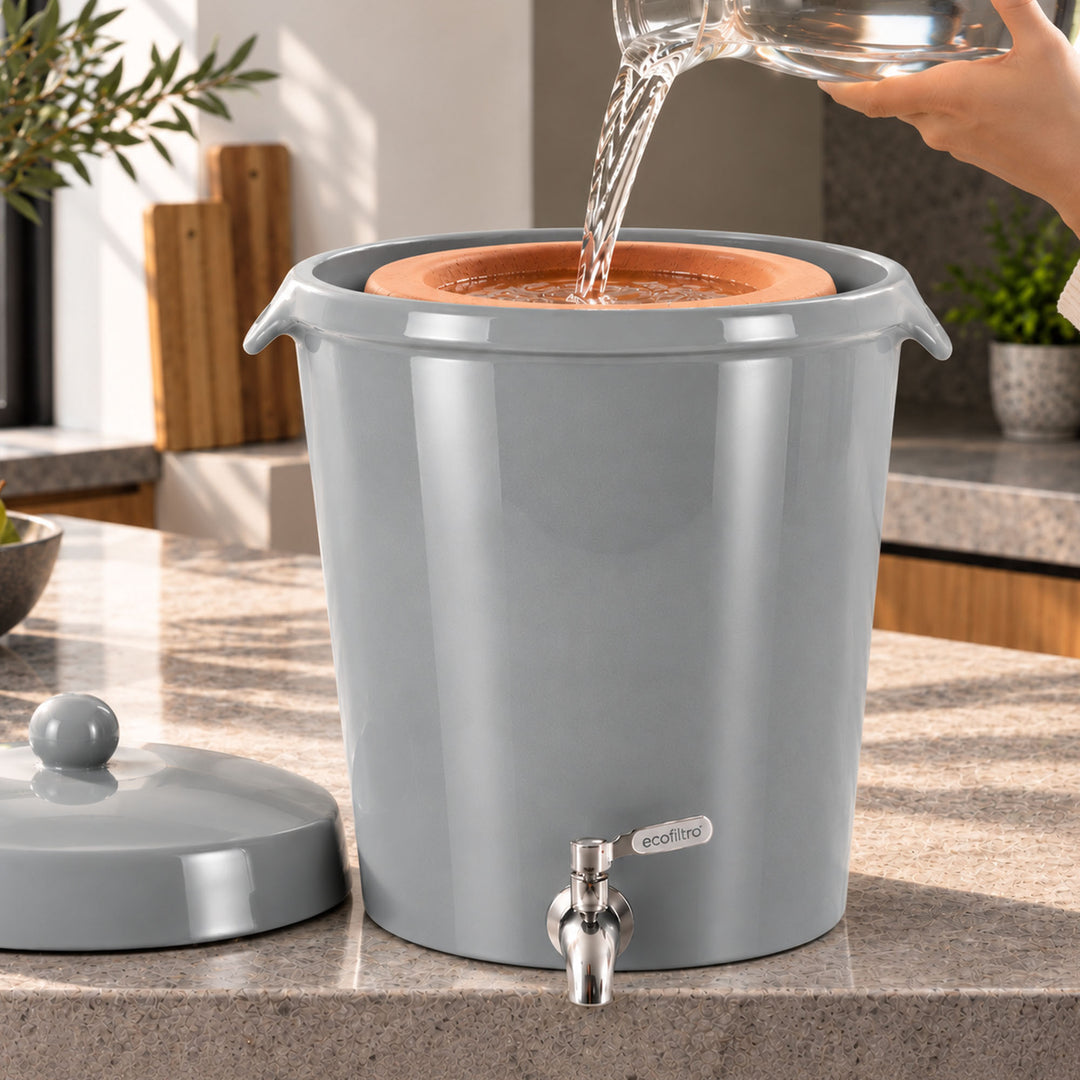 Ecofiltro Cerámica Grande (20 L) Gris