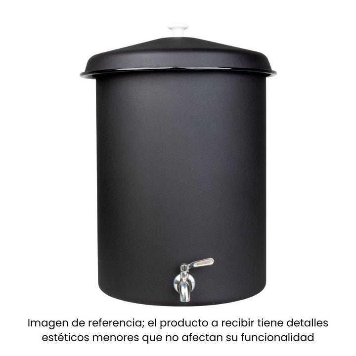 Ecofiltro Peltre Grande (27 L) Llave de Acero - Outlet