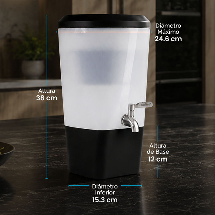 Ecofiltro Twist (10 L) Negro