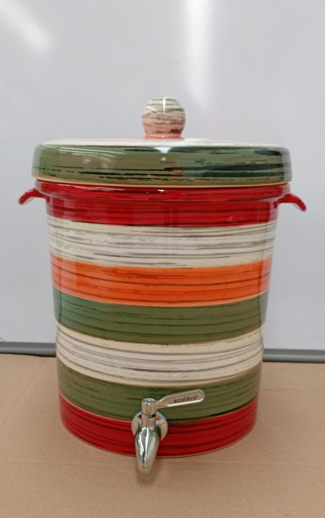 Ecofiltro Purificador y Dispensador de Agua Cerámica Mediano (8 L)-Outlet