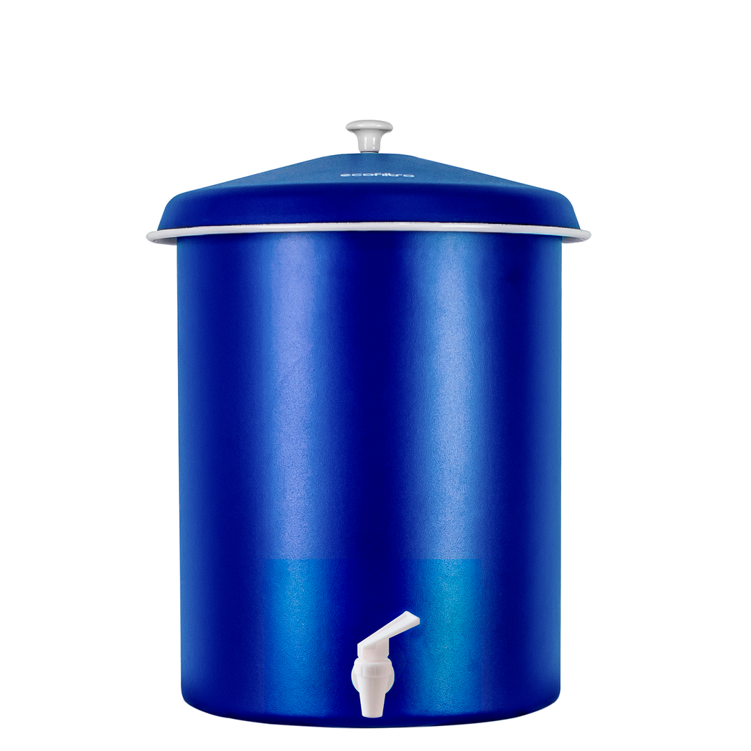 Ecofiltro Purificador y Dispensador de Agua Peltre Grande (27 L) Llave de Acero-Outlet