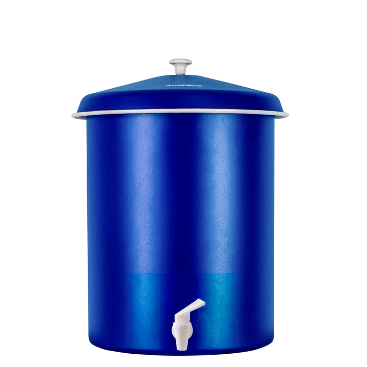 Ecofiltro Purificador y Dispensador de Agua Peltre Grande (27 L) Llave de Acero-Outlet